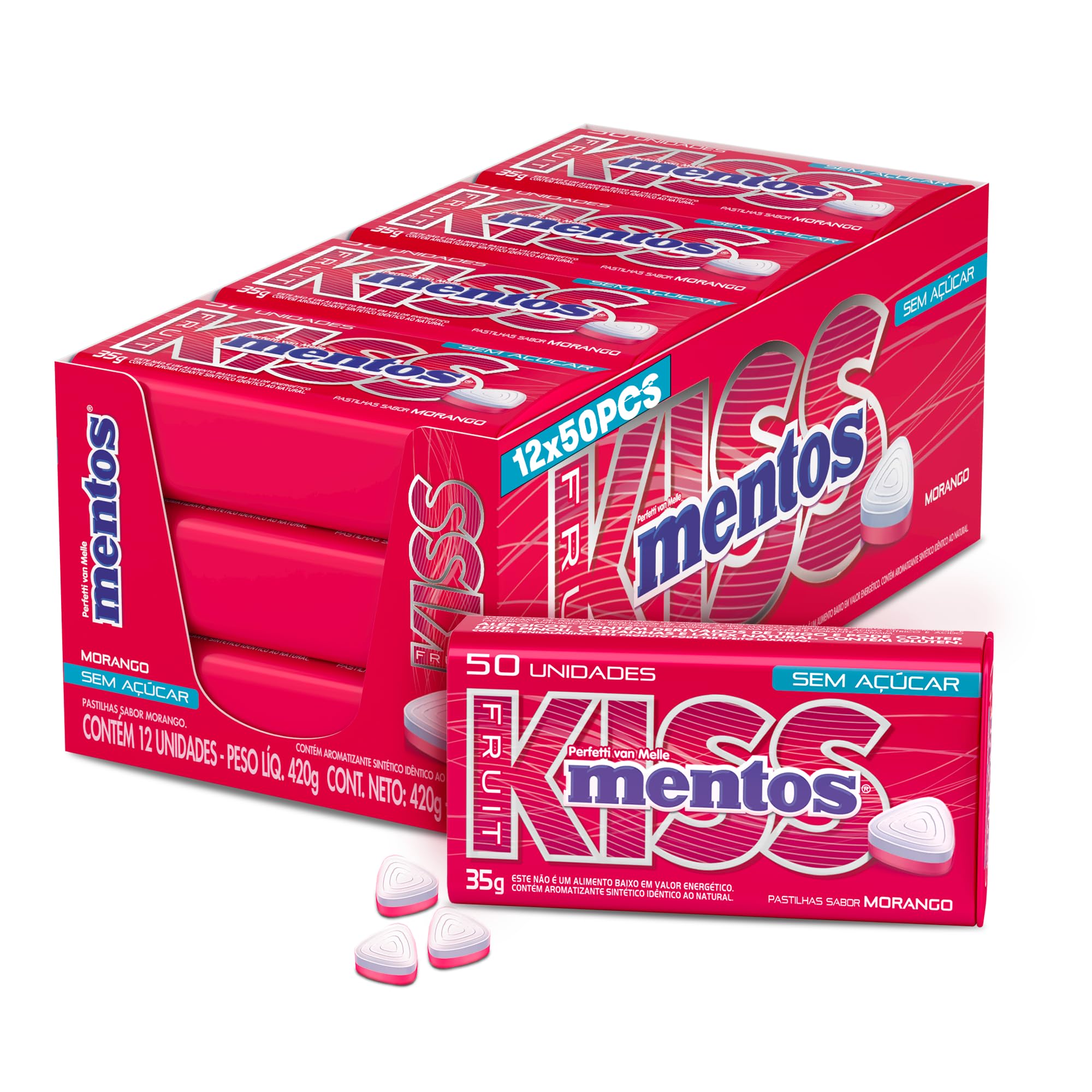 MENTOS KISS LATA MORANGO