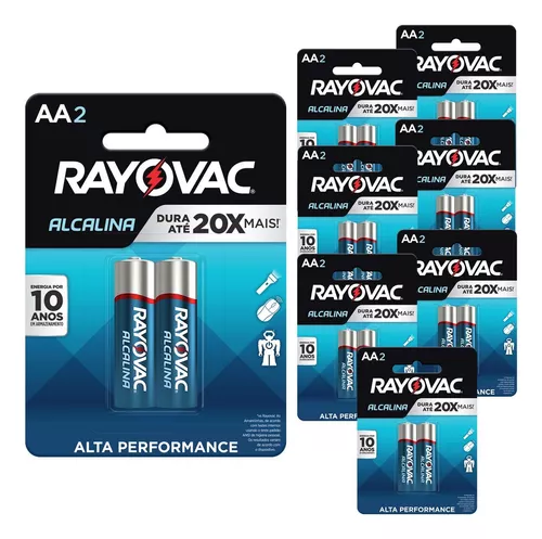 PILHA ALCALINA RAYOVAC AA MULTBL