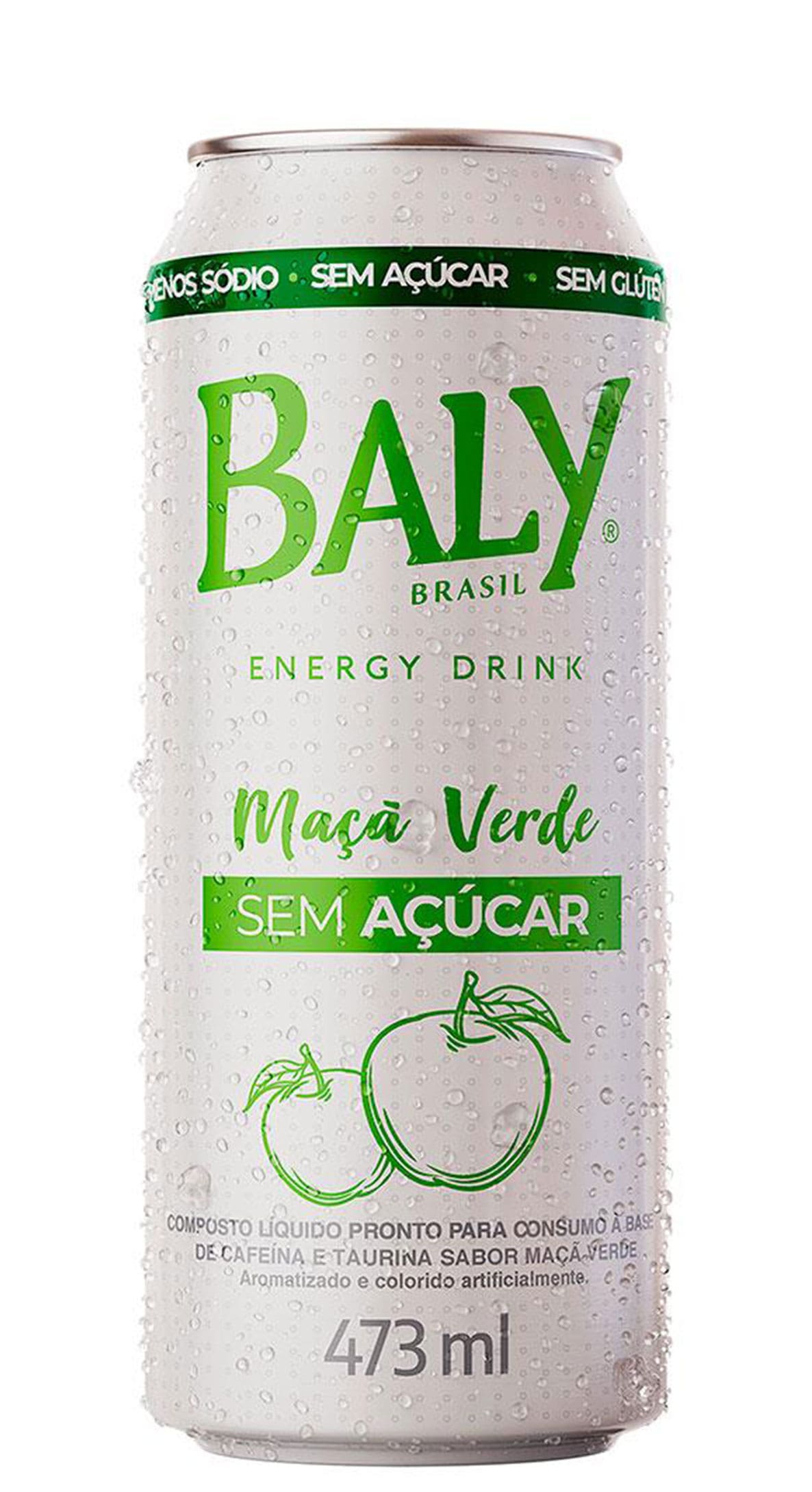 ENERGETICO BALY MAÇÃ VERDE S/ AÇUCAR