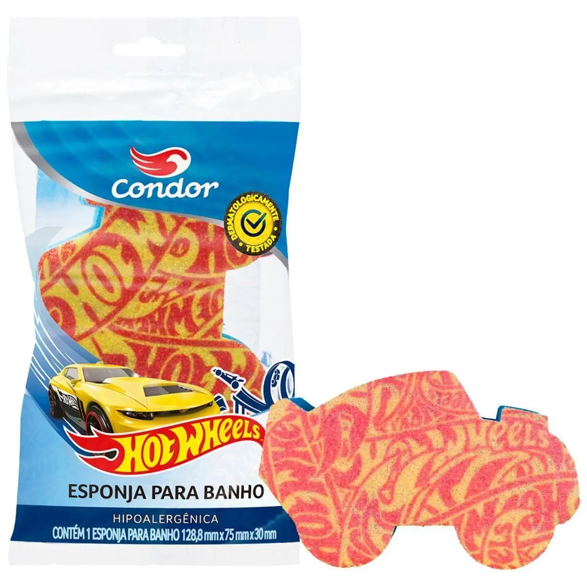 ESPONJA P BANHO HOTWEELS