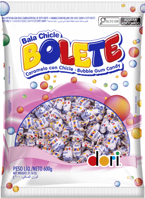 BALA CHICLE BOLETE